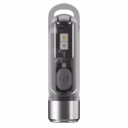 Nitecore TIKI GITD, Keychain flashlight, Grey, Polycarbonate (PC), Stainless steel, Buttons, 1 m, IP66