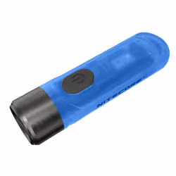 Nitecore TIKI GITD BLUE, Keychain flashlight, Grey, Polycarbonate (PC), Stainless steel, Buttons, 1 m, IP66