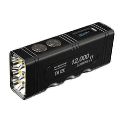 Nitecore TM12K flashlight Black Tactical flashlight LED