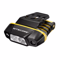 Nitecore NU11, Headband flashlight, Black, Yellow, Plastic, 1 m, IPX5, 2 lamp(s)