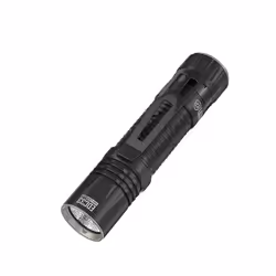 Nitecore EDC33, Hand flashlight, Black, Aluminium, Stainless steel, Buttons, IP68, LED