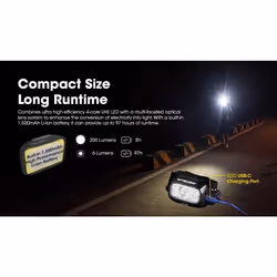 Nitecore NU30 USB Charging 500 Lumens LED Head Torch Headlight