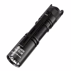 Nitecore MT1A Pro, Hand flashlight, Black, Aluminium, Buttons, 2 m, 2 m