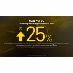 Nitecore NU25 MCT UL USB-C Charging 400 Lumens LED Head Torch Headligh