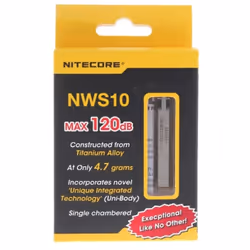 Nitecore NWS10 Titanium Emergency Whistle (Single Chamber)