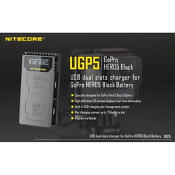 Nitecore UGP5 battery charger Digital camera battery DC