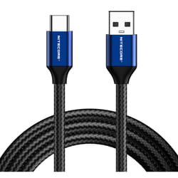Nitecore UAC20 USB cable USB 2.0 1 m USB C USB A Black, Blue