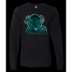 Tune-Yards Black Hands L-S T-shirt S - M