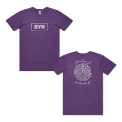 Sonic Youth SYR [PURPLE] T-shirt S - XXXL