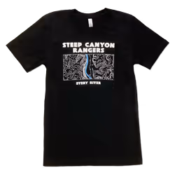 Steep Canyon Rangers Every River [BLACK] T-shirt S - M