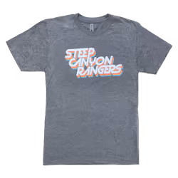 Steep Canyon Rangers Retro Logo [GREY] T-shirt S - M