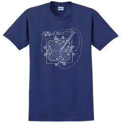 Pavement Stageplot T-shirt S - XXXL