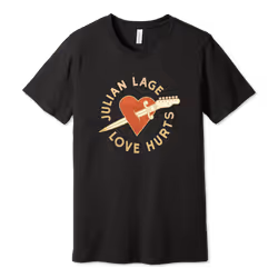 Julian Lage Love Hurts Heart T-shirt S - XXL