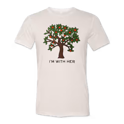 I'M WITH HER Apple Tree T-shirt S - L