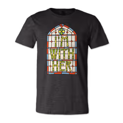I'M WITH HER Stained Glass T-shirt S - M