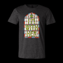 I'M WITH HER Stained Glass T-shirt S - XL