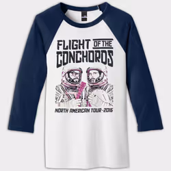 Flight of the Conchords FOTC Astronaut Raglan T-shirt S - L