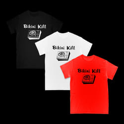 Bikini Kill Record Player T-shirtï¼blackï¼ S - M