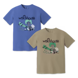Watchhouse Cartoon T-shirtï¼blueï¼ S - XXL