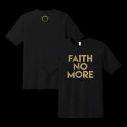 Faith No More Gold Text T-shirt S - S