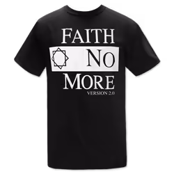 Faith No More Classic Logo V2 Black T-shirt S - L
