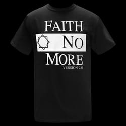 Faith No More Classic Logo V2 Black T-shirt S - XXXL