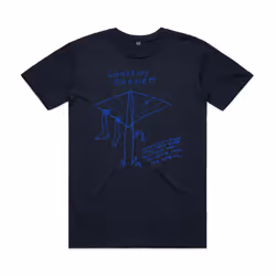 Courtney Barnett Socks Navy T-Shirt S - S