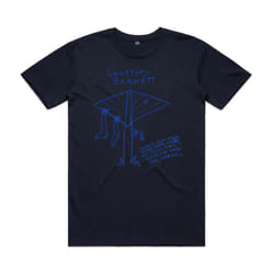 Courtney Barnett Socks Navy T-Shirt S - XL