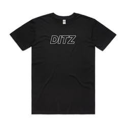 DITZ DITZ Logo Black T-Shirt S - S