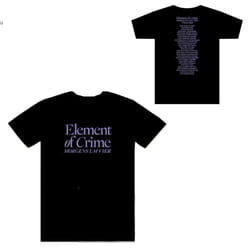 Element Of Crime Morgens Um Vier Tour T-Shirt Schwarz T-Shirt S - L