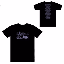 Element Of Crime Morgens Um Vier Tour T-Shirt Schwarz T-Shirt S - XXXL