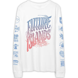 Future Islands ALAYA White Longsleeve T-Shirt S - XL