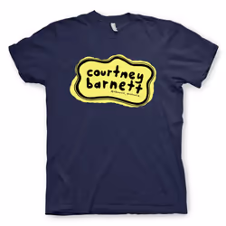 Courtney Barnett Yellow Logo T-Shirt S - XXL