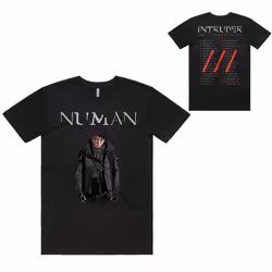 Gary Numan Intruder Tour Dates T-Shirt S - XXL