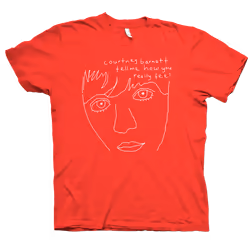 Courtney Barnett Tell Me Line Drawing T-Shirt S - S