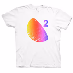 Moon Duo Moon 2 Rainbow T-Shirt - L