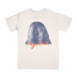 Maya Hawke Face White Mist T-Shirt S - M