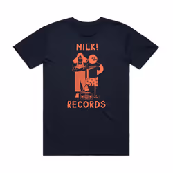Courtney Barnett Milk Records Navy T-Shirt S - XL