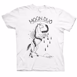 Moon Duo Horse & Snake White T-Shirt S - L