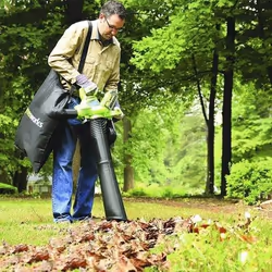 Greenworks GD40BV cordless leaf blower 185.08 km/h Black, Green 40 V - Additional view 5