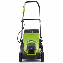 Greenworks Lawn Mower Grass Cutter with 2x40 V 2 Ah Battery G40LM35 2501907UC