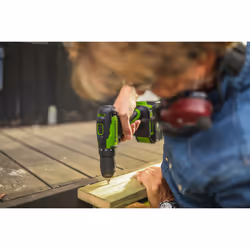 Greenworks 3704007 power screwdriver/impact driver Black, Green