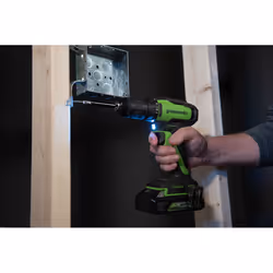 Greenworks 3704007 power screwdriver/impact driver Black, Green