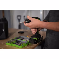 Greenworks 3704007 power screwdriver/impact driver Black, Green - Additional view 4