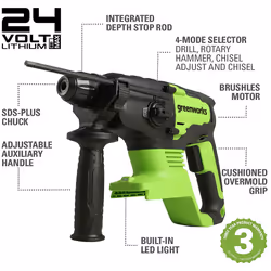 Greenworks 3803007 rotary hammer Keyless - Additional view 5