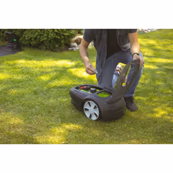 Greenworks 2513107 lawn mower Robotic lawn mower Battery Black, Green - Additional view 4