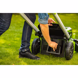 Greenworks 2514207 lawn mower Walk behind lawn mower Battery Black, Green