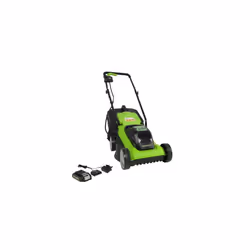 Greenworks GD24LM33K2 24v Cordless Mower c/w Battery & Charger