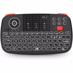 New Dual Mode Wireless Multimedia Keyboard with Touchpad Mouse Rii I4 Bluetooth 4.0 with 2.4G Wireless Mini Keyboard with...