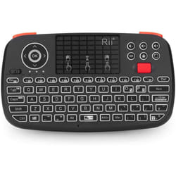 New Dual Mode Wireless Multimedia Keyboard with Touchpad Mouse Rii I4 Bluetooth 4.0 with 2.4G Wireless Mini Keyboard with...